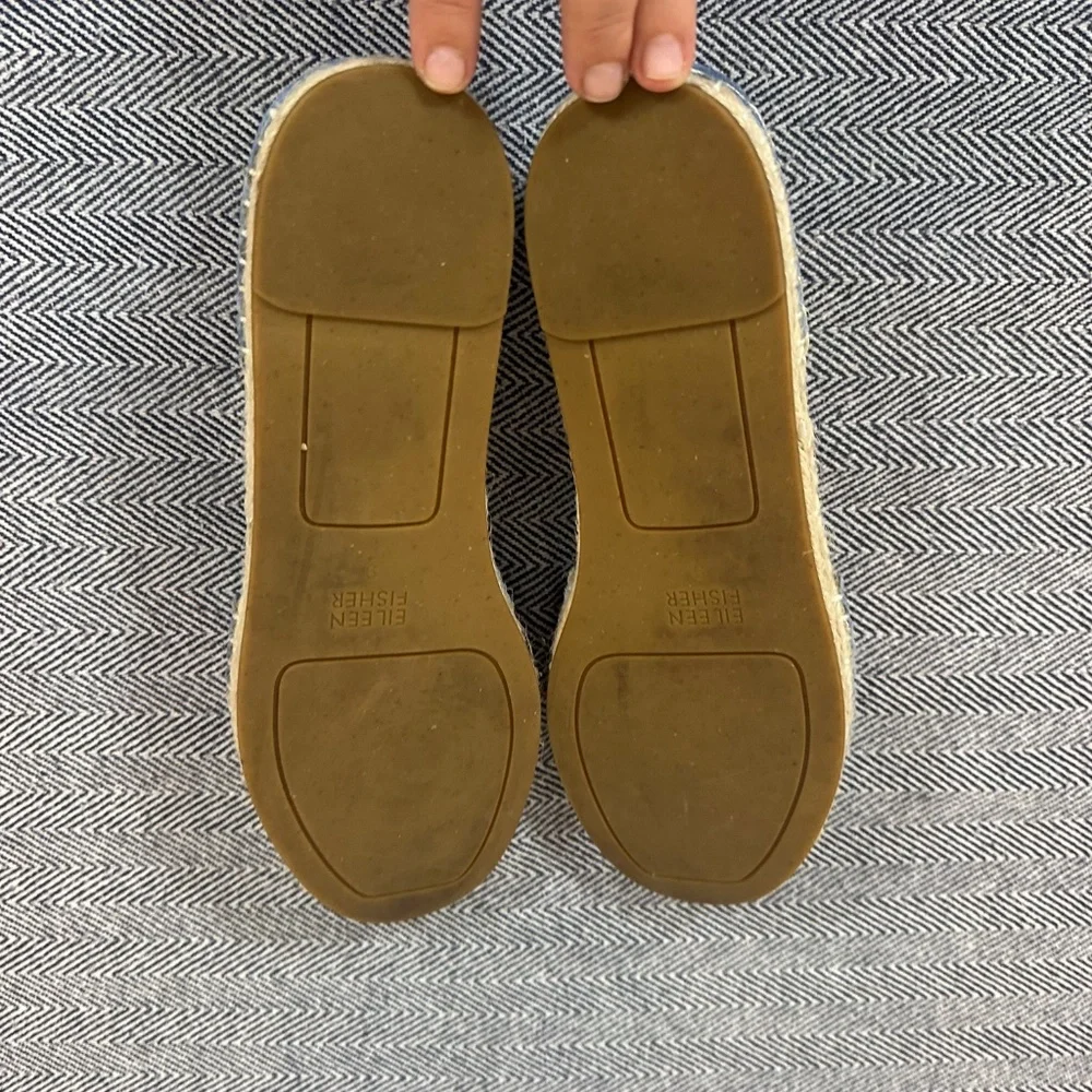 Eileen Fisher -  Lee Jean Espadrille Flat